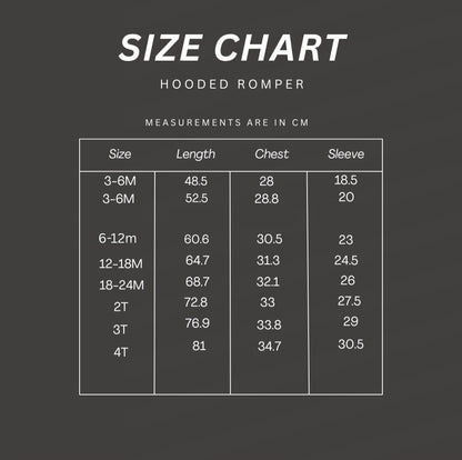 The Original Hooded Romper-Burnt Sienna
