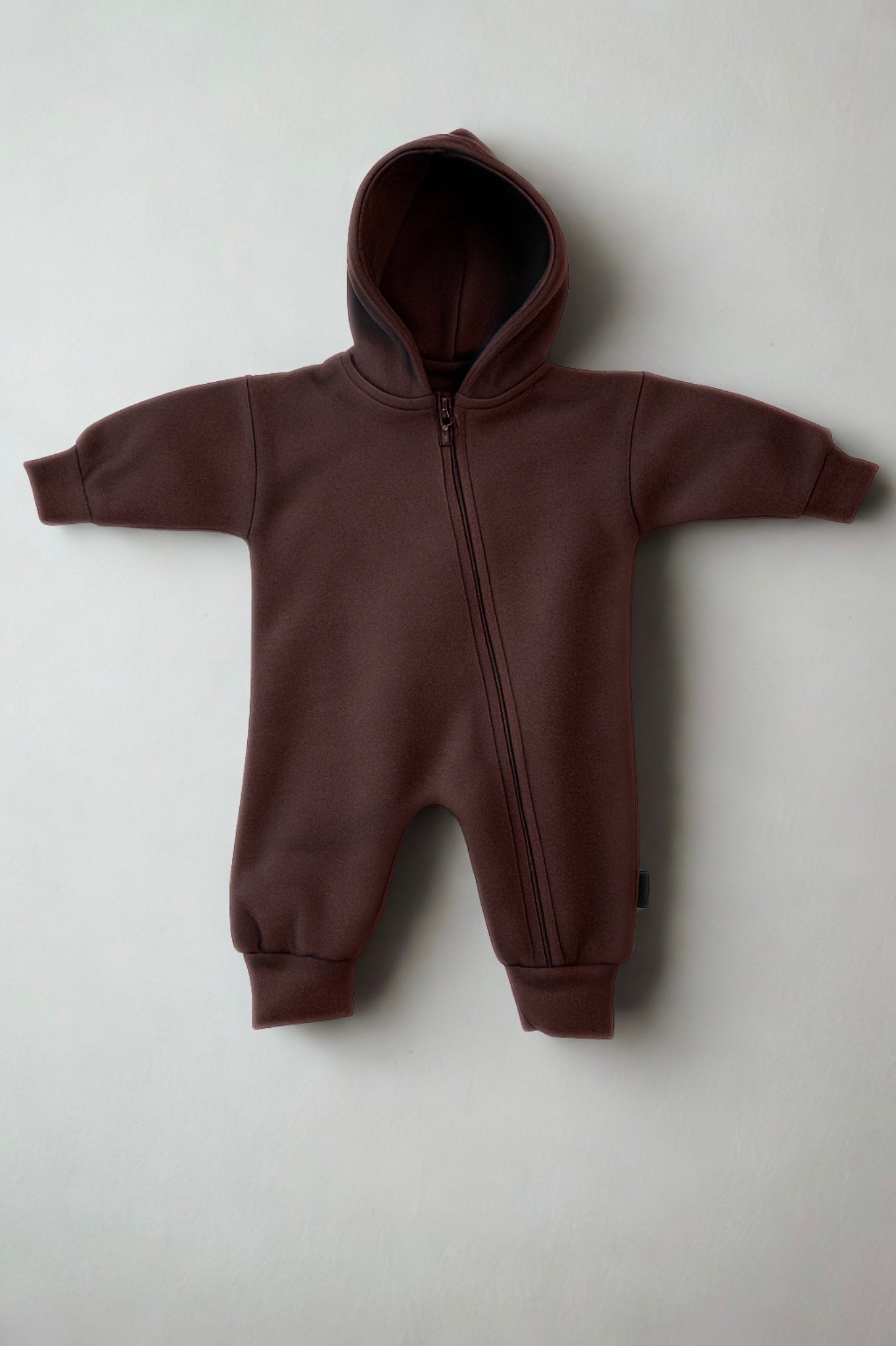 The Original Hooded Romper-Burnt Sienna